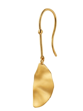 STINE A Hook With Golden Refection Moon Ørering (Venstre), Guld 